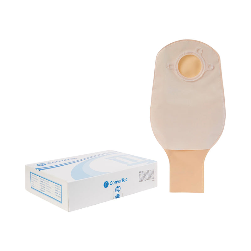 Sur-Fit Natura® Two-Piece Drainable Opaque Colostomy Pouch, 12 Inch Length, 1¾ Inch Flange, Sold As 10/Box Convatec 401502