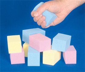 Exerciser, Hand T-Foam Cube Xsoft (18/Bx) D/S, Sold As 18/Box Alimed 2970001875