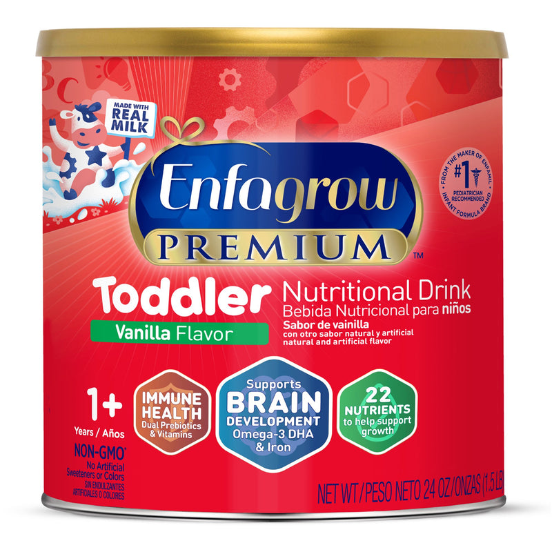 Enfagrow Premium™ Toddler Next Step® Vanilla Pediatric Oral Supplement, 24 Oz. Can, Sold As 4/Case Mead 869217