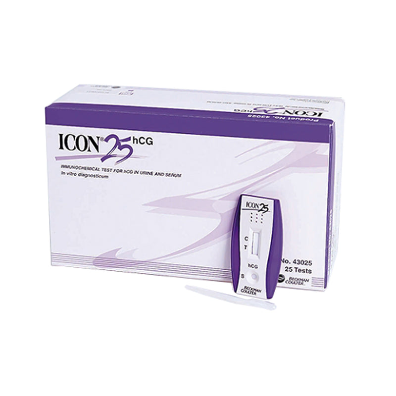 Icon® 25 Hcg Pregnancy Fertility Reproductive Health Test Kit, Sold As 25/Box Hemocue 43025A
