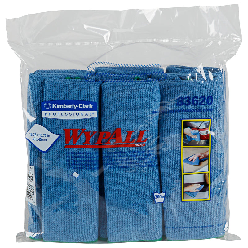 Cloth, Cleaning Dry Wypall Micofiber Blu (24/Cs) Kimclk, Sold As 24/Case Kimberly 83620