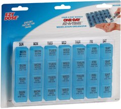 One-Day-At-A-Time® Pill Organizer, 3/4 X 4-3/4 X 8 Inch, Sold As 1/Each Apothecary 67124