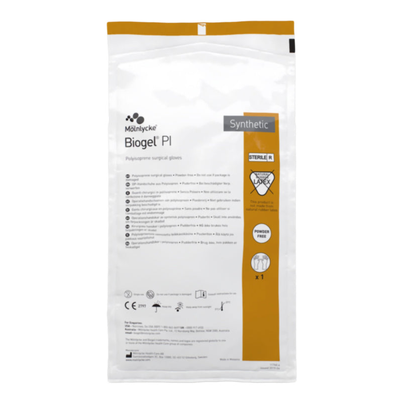 Biogel® Pi Polyisoprene Surgical Glove, Size 6.5, Straw Color, Sold As 200/Case Molnlycke 40865