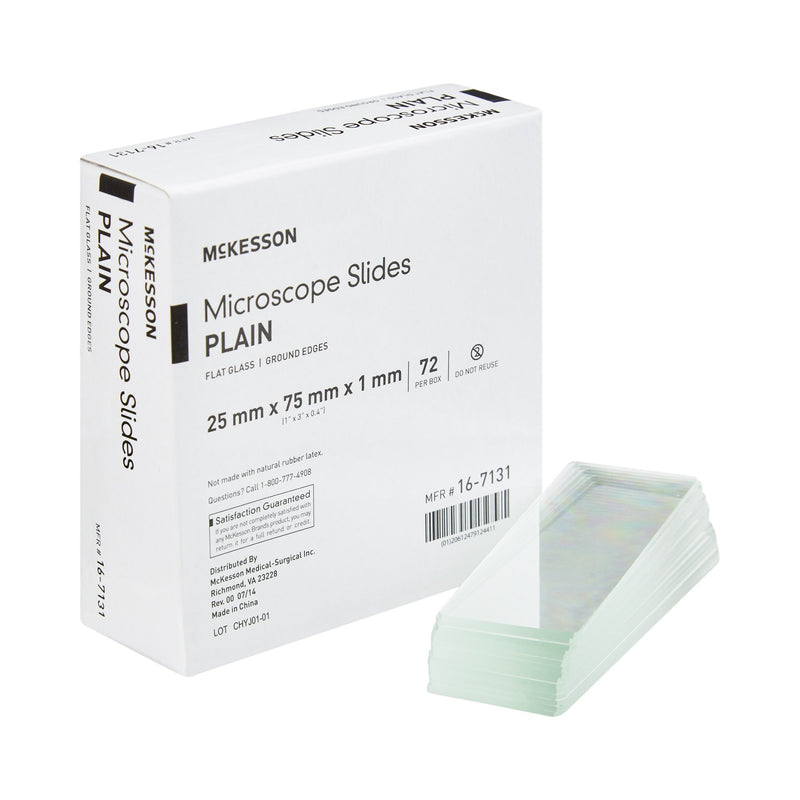 Mckesson Plain Microscope Slide, 1 X 3 Inch, Sold As 20/Case Mckesson 16-7131