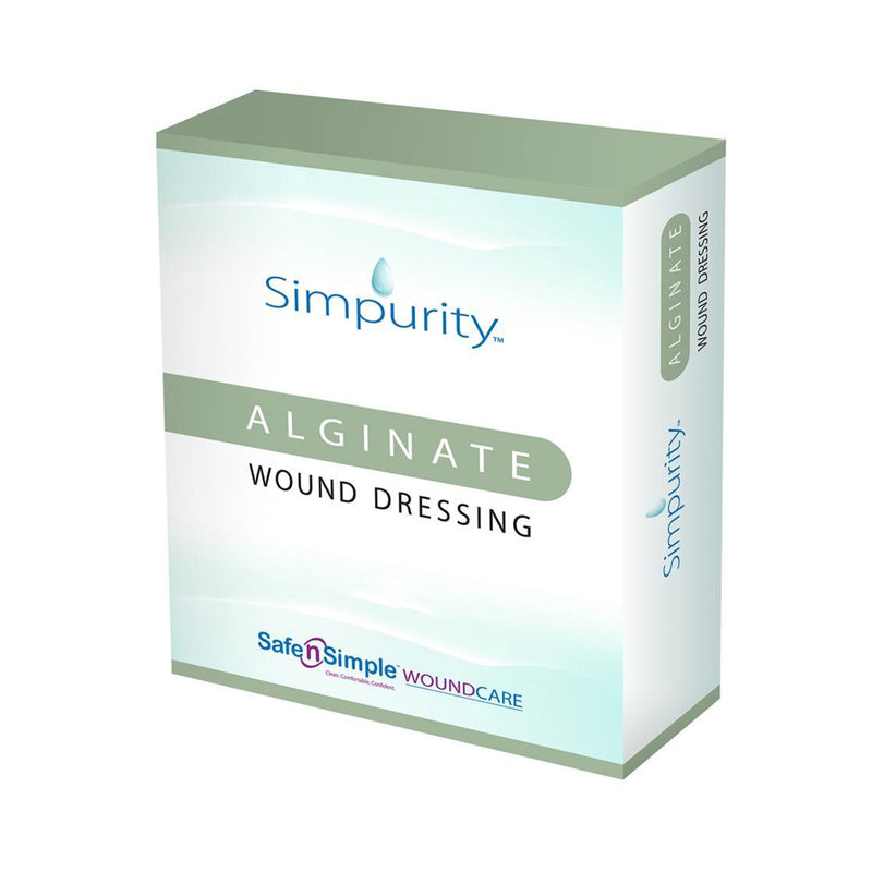 Simpurity™ Alginate Dressing, 2 X 2 Inch, Sold As 10/Box Safe Sns50702