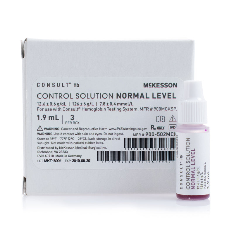 Mckesson Consult™ Hb Control, Hemoglobin Test, Sold As 3/Box Mckesson 900-502Mck