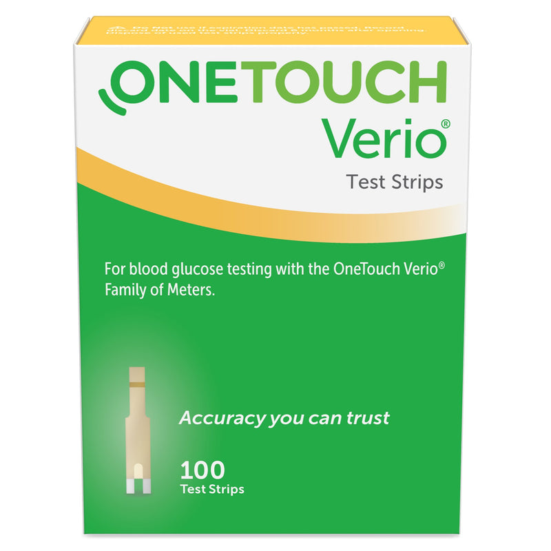 Onetouch Verio® Test Strips, Sold As 100/Box Lifescan 022898