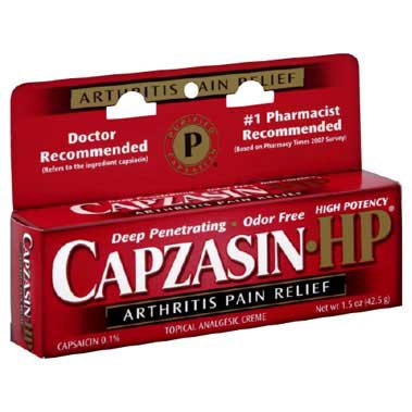 Capzasin-Hp® Capsaicin Topical Pain Relief, 1.5 Oz., Sold As 1/Each Chattem 41167075142