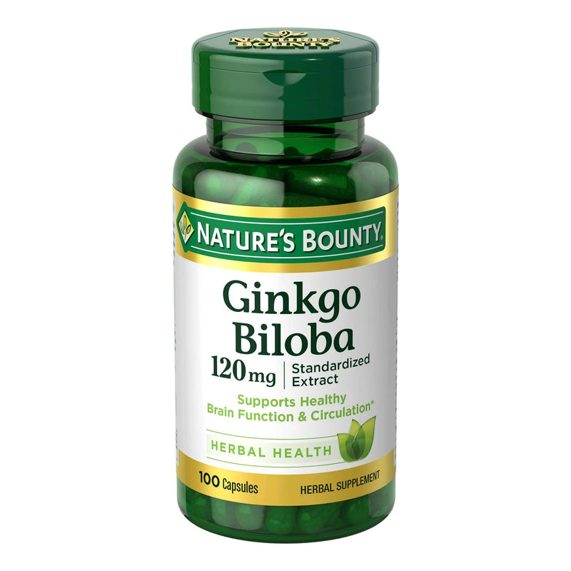 Ginkgo Biloba, Cap Natures Bounty 120Mg (100/Bt), Sold As 1/Bottle Us 07431204544