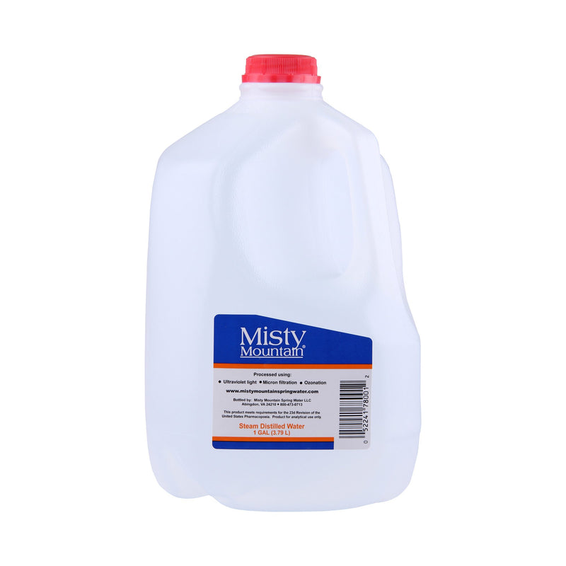 Misty Mountain® Distilled Water, 1-Gallon Jug, Sold As 1/Case Misty 0-52241-78001