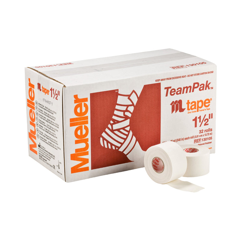 Mtape® Cotton / Zinc Oxide Athletic Tape, 1-1/2 Inch X 15 Yard, White, Sold As 32/Case Mueller 130105