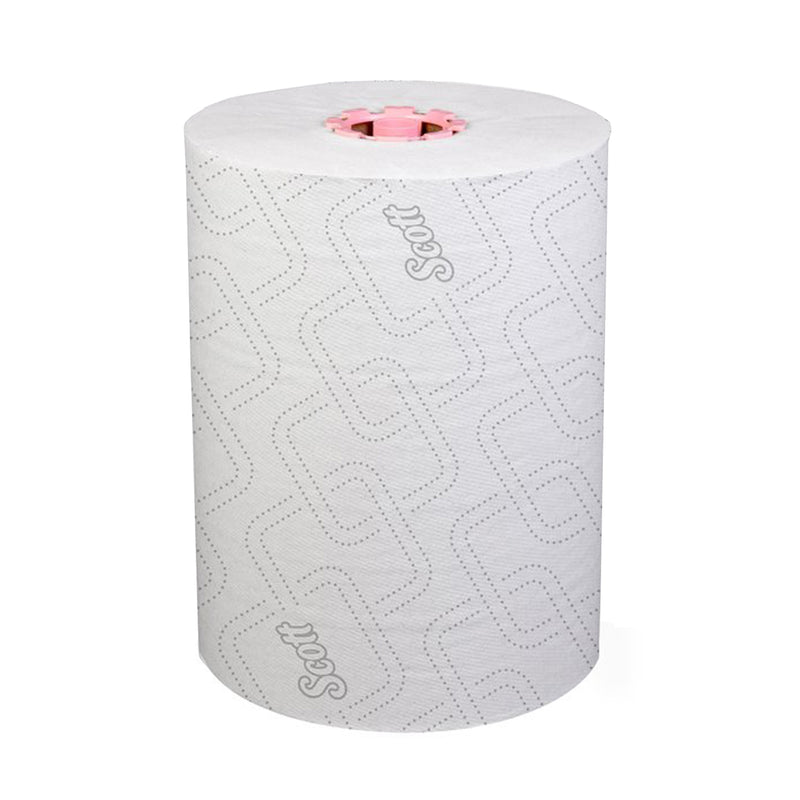 Scott® Control Slimroll™ White Paper Towel, 8 Inch X 580 Foot, 6 Rolls Per Case, Sold As 6/Case Kimberly 47032