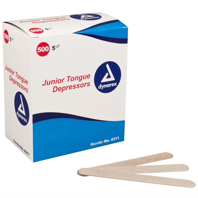 Dynarex® Junior Tongue Depressors, Sold As 500/Box Dynarex 4311