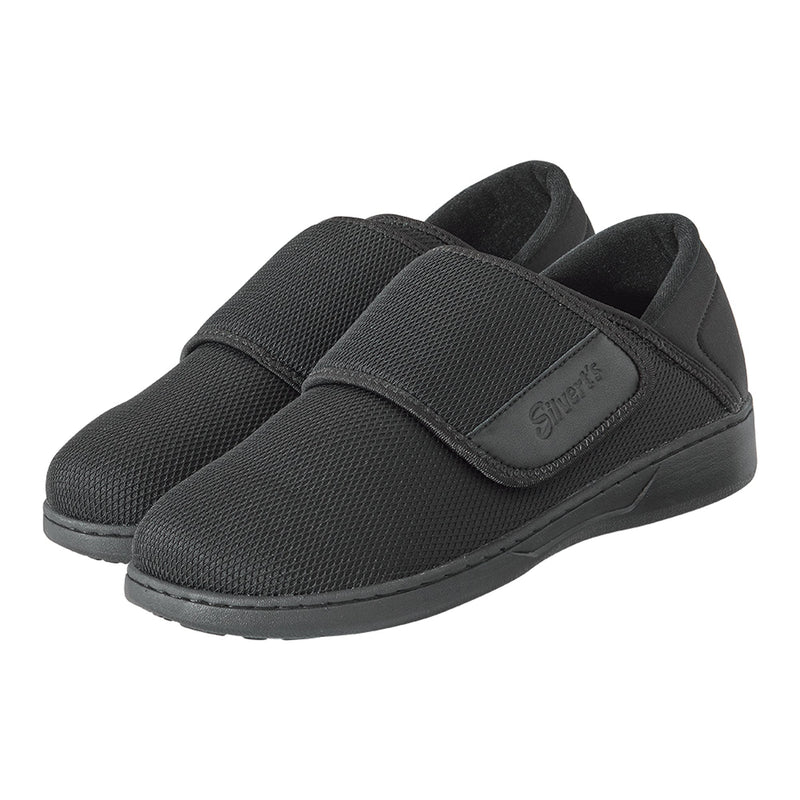 Silverts® Comfort Steps Hook And Loop Closure Shoe, Size 11, Black, Sold As 1/Pair Silverts Sv51000_Sv2_11