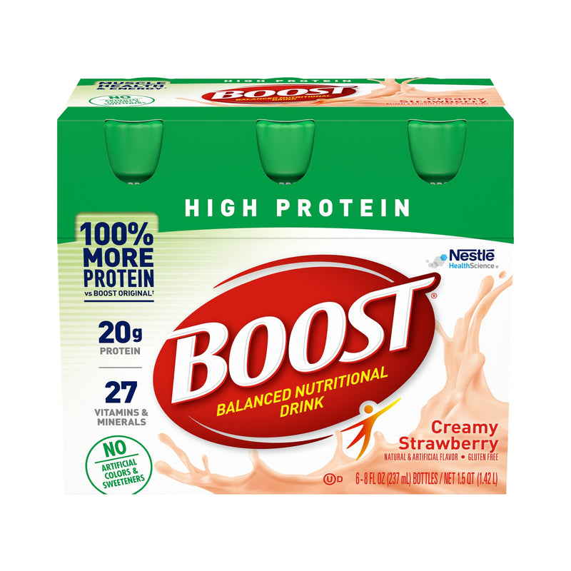 Boost® High Protein Strawberry Complete Nutritional Drink, 8-Ounce Bottle, Sold As 24/Case Nestle 00041679944363