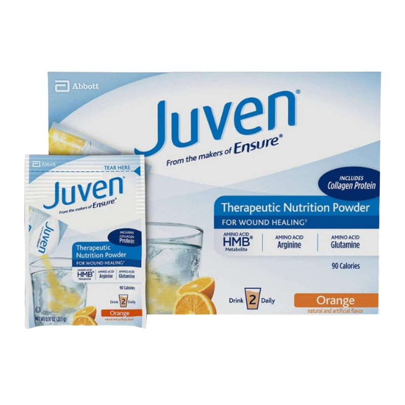 Juven® Orange Arginine/Glutamine Therapeutic Nutrition Powder, 0.97-Ounce Packet Powder, Sold As 1/Each Abbott 66674