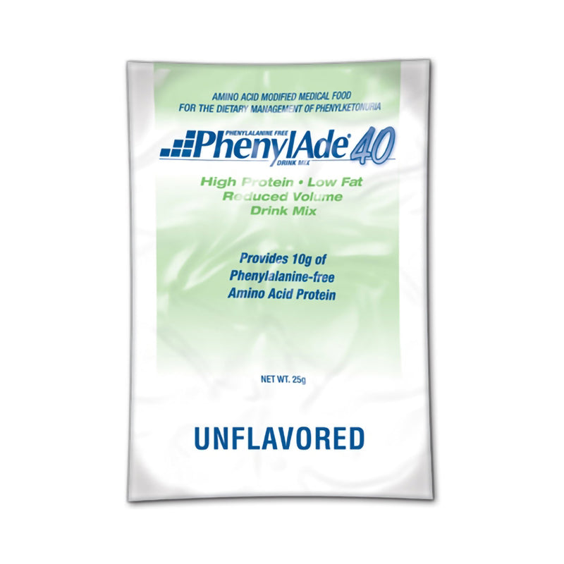Phenylade® 40 Unflavored Pku Oral Supplement, 25-Gram Pouch, Sold As 20/Case Nutricia 119863