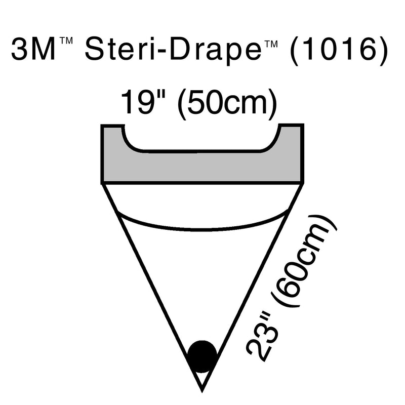 3M™ Steri-Drape™ Irrigation Pouch Surgical Drape, 19 W X 23 L Inch, Sold As 40/Case 3M 1016