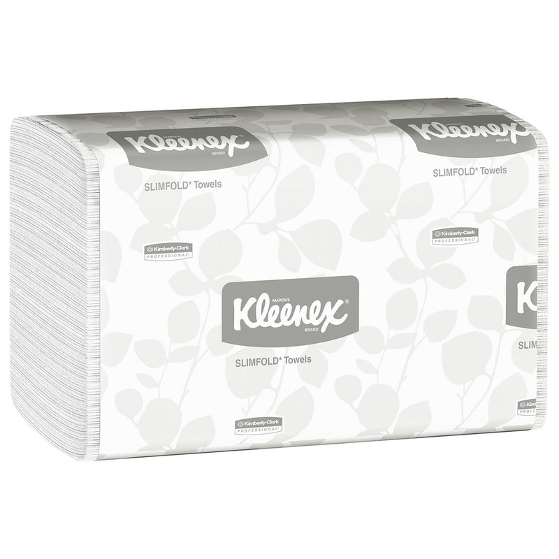 Kleenex® Slimfold Towels, Absorbency Pockets, White, Single Ply, Sold As 24/Case Kimberly 04442