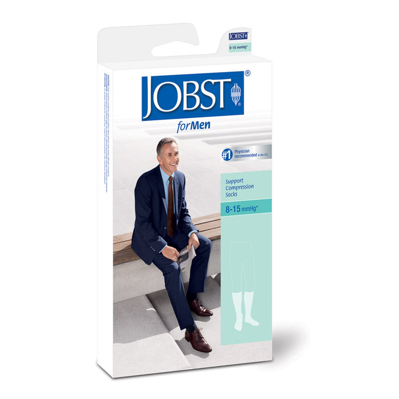 Jobst® For Men Compression Knee-High Socks, Small, White, Sold As 1/Pair Bsn 110331