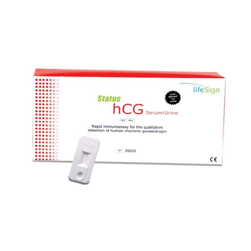 Status Hcg Pregnancy Fertility Reproductive Health Test Kit, Sold As 35/Box Lifesign 35035