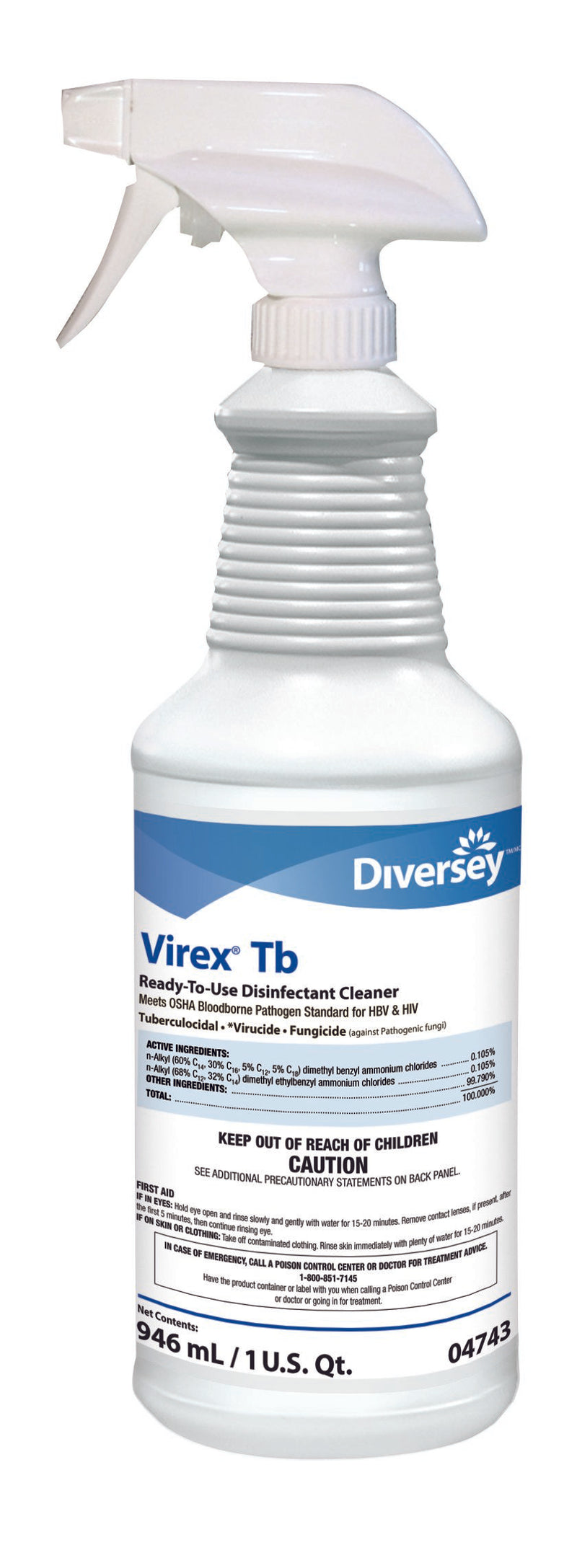 Virex® Tb Surface Disinfectant Cleaner, 32Oz, Sold As 12/Case Lagasse Dvo04743