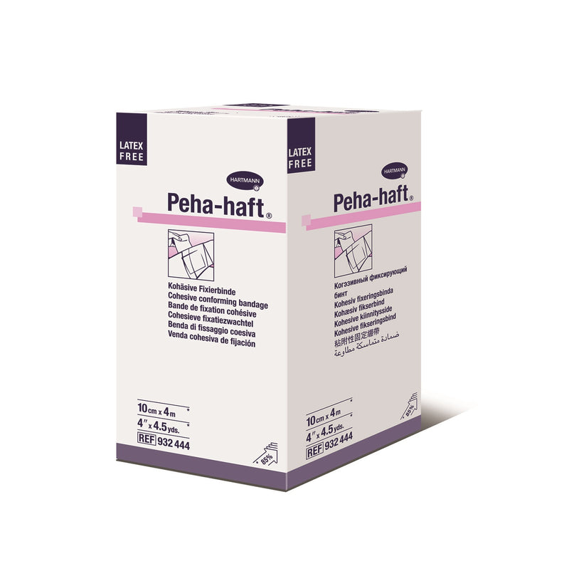 Peha-Haft® Self-Adherent Closure Absorbent Cohesive Bandage, 4 Inch X 4-1/2 Yard, Sold As 1/Each Hartmann 932444