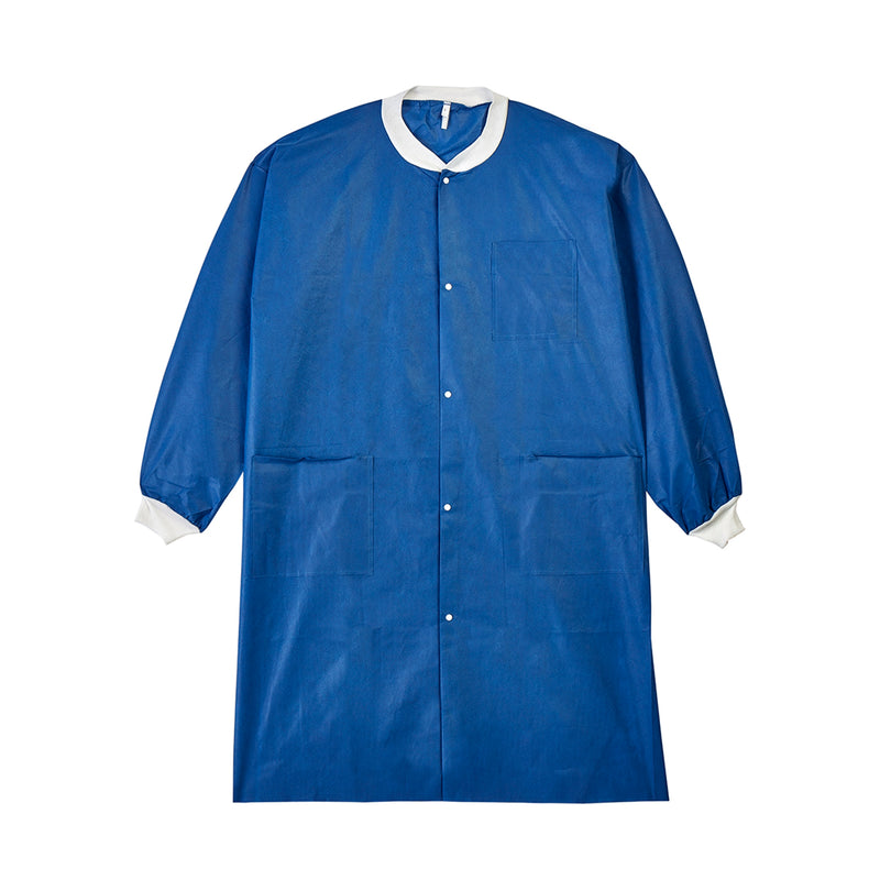 Labmates® Lab Coat, X-Large, Blue, Sold As 50/Case Graham 85180