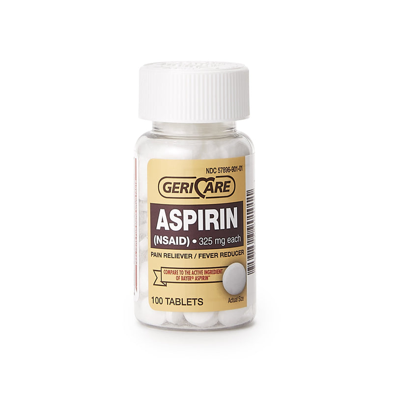 Geri-Care Aspirin Pain Relief, Sold As 100/Bottle Geri-Care 901-01-Gcp