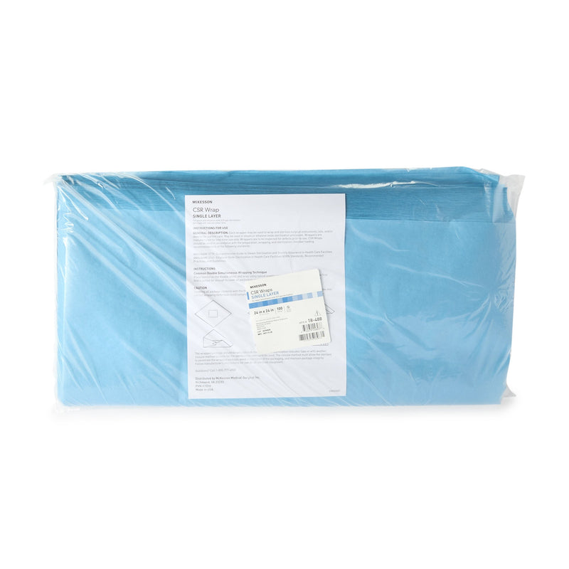 Mckesson Single Layer Sterilization Wrap, 24 X 24 Inch, Sold As 1/Box Mckesson 18-488