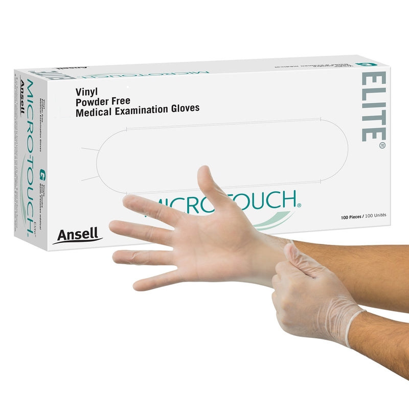 Micro-Touch® Elite® Exam Glove, Medium, Ivory, Sold As 100/Box Ansell 3092