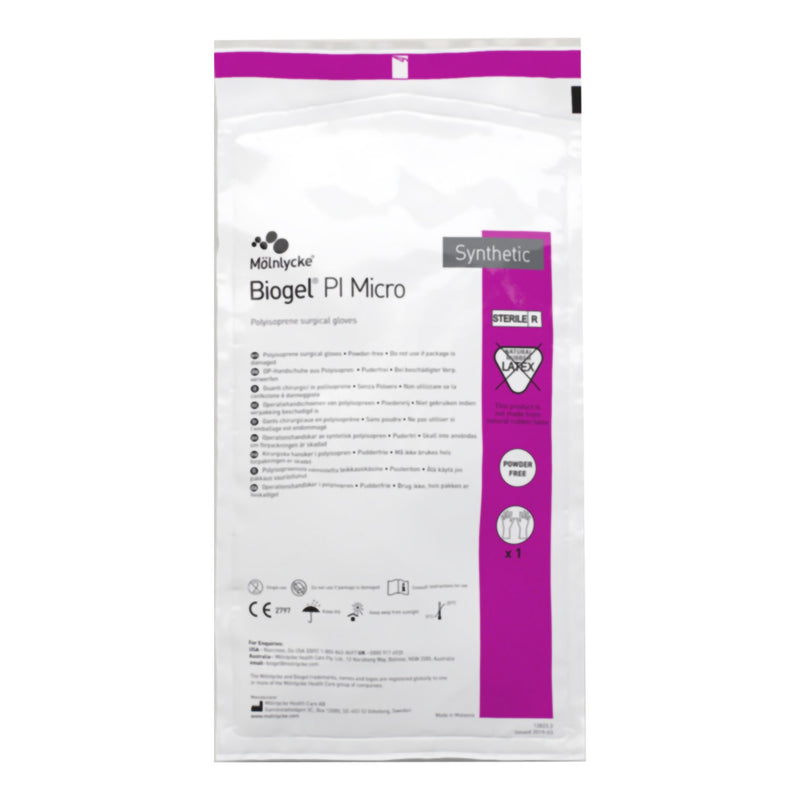 Biogel® Pi Micro Polyisoprene Surgical Glove, Size 7.5, Straw, Sold As 200/Case Molnlycke 48575