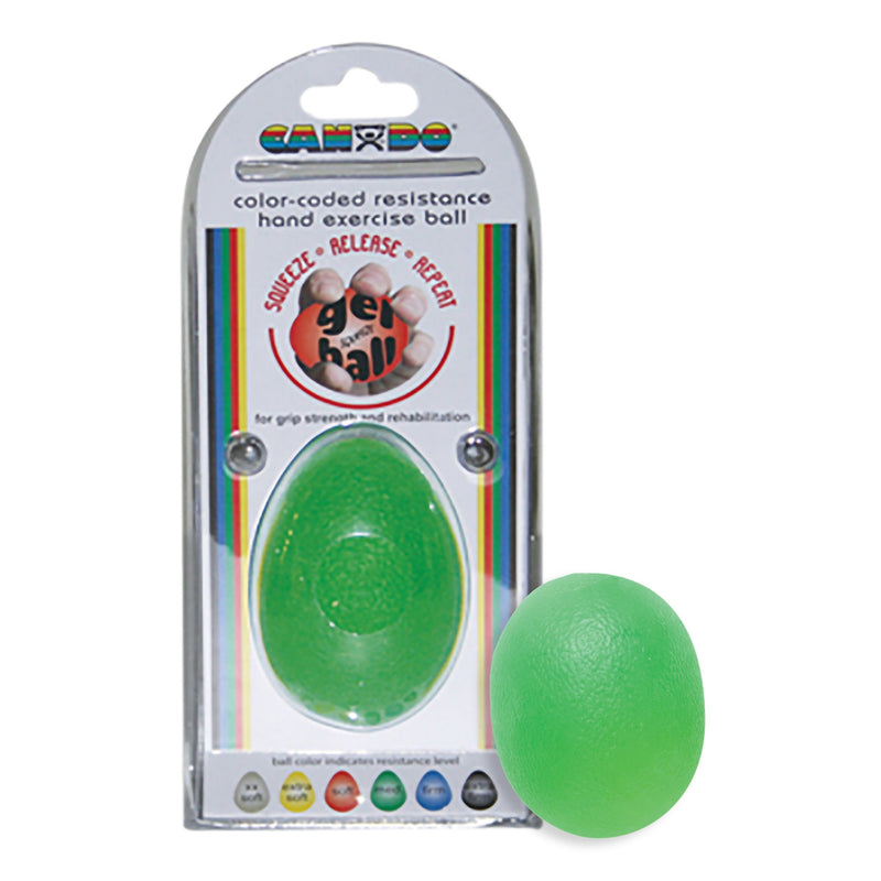 Cando® Cylindrical Squeeze Ball, Green, Medium Resistance, Sold As 1/Each Fabrication 10-1893