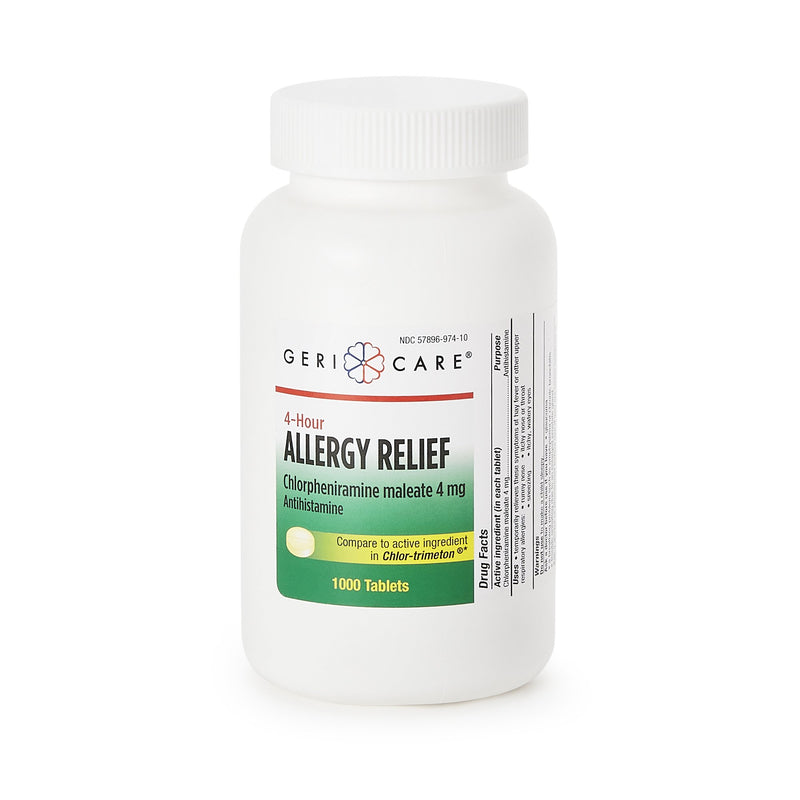 Health*Star® Chlorpheniramine Maleate Allergy Relief, Sold As 1/Bottle Geri-Care 784-10-Gcp