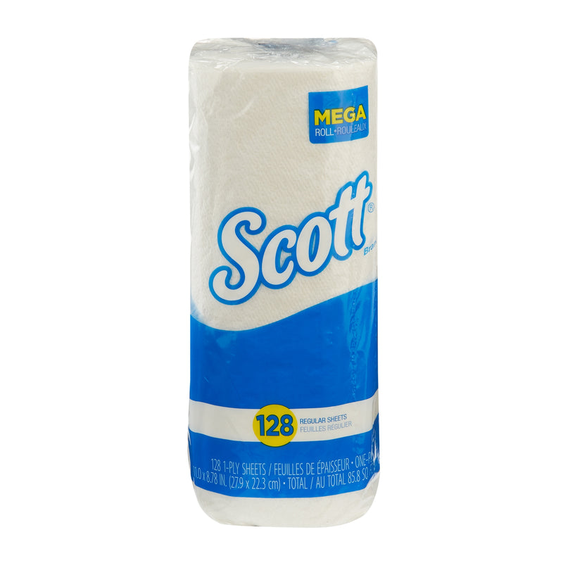 Scott® Kitchen Paper Towel, 128 Perforated Sheets Per Roll, Sold As 20/Case Kimberly 41482