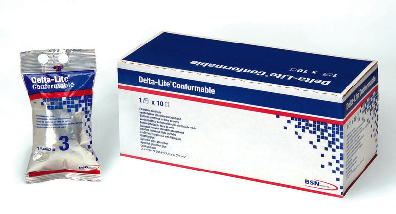 Delta-Lite® Conformable Dark Blue Cast Tape, 4 Inch X 4 Yard, Sold As 10/Case Bsn 5944