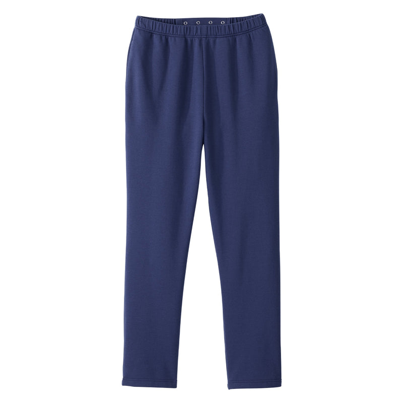 Silverts® Men'S Open Back Fleece Pant, Navy Blue, 2X-Large, Sold As 1/Each Silverts Sv50940_Nav_2Xl