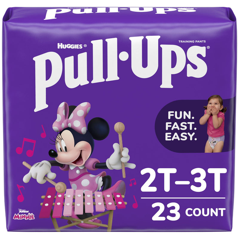 Pull-Ups® Learning Designs® For Girls Training Pants, 2T To 3T, Sold As 23/Pack Kimberly 51335