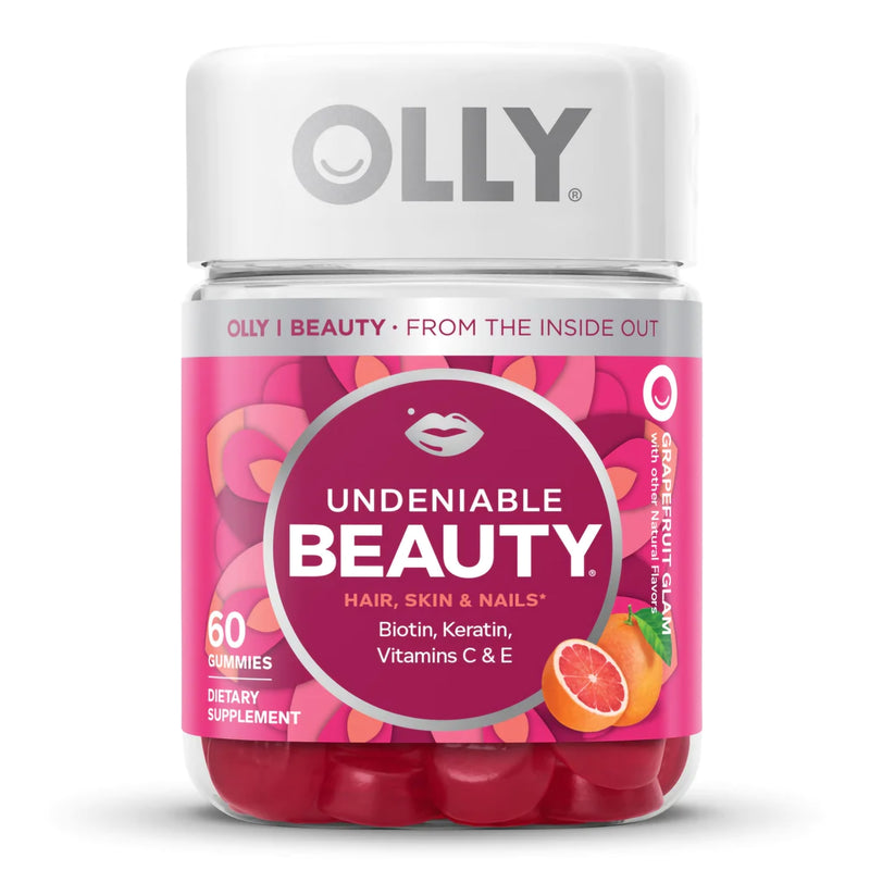 Olly Undeniable Beauty Gummies Grapefruit Glam, Sold As 1/Bottle Olly 85815800507