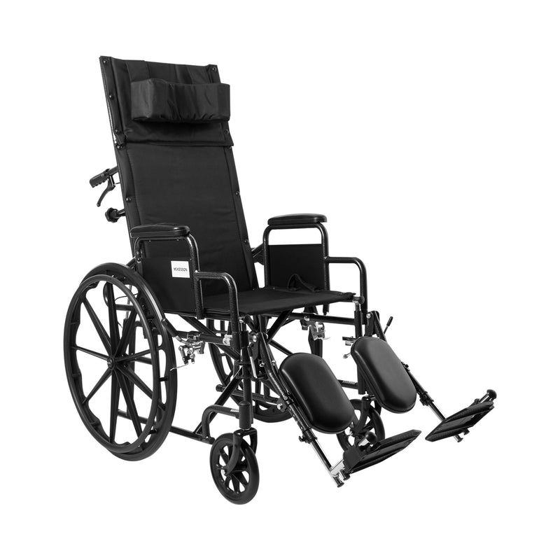 Mckesson Reclining Wheelchair, 18-Inch Seat Width, Sold As 1/Each Mckesson 146-Ssp18Rbdda