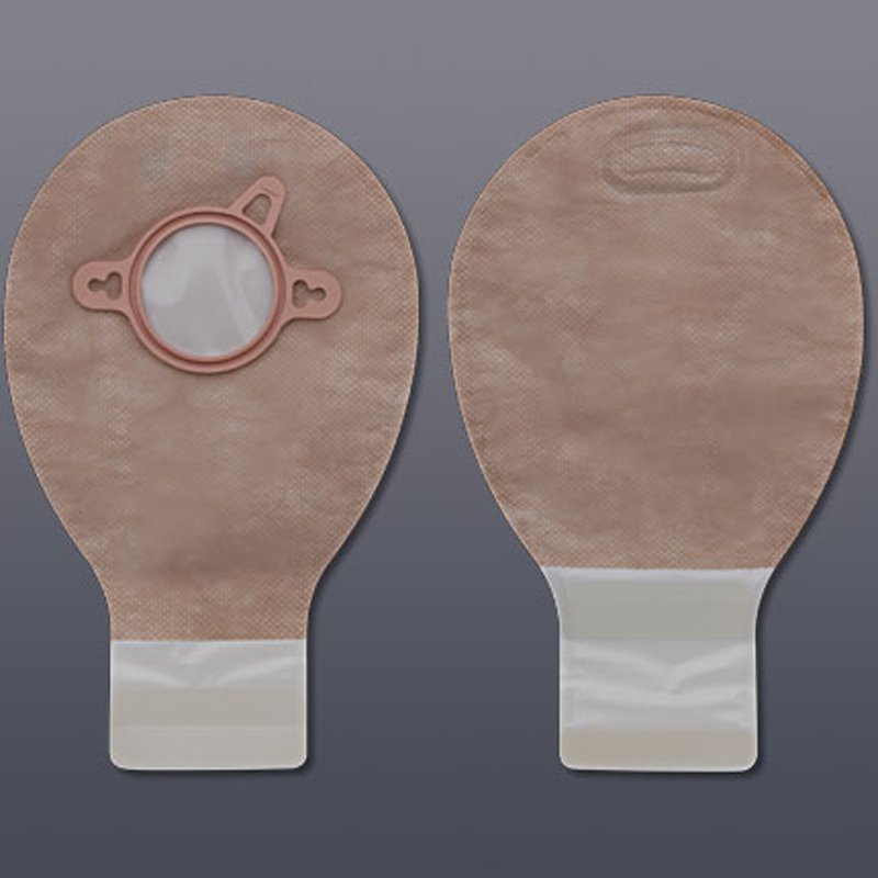 New Image™ Two-Piece Drainable Beige Filtered Ostomy Pouch, 7 Inch Length, 2¾ Inch Flange, Sold As 20/Box Hollister 18284