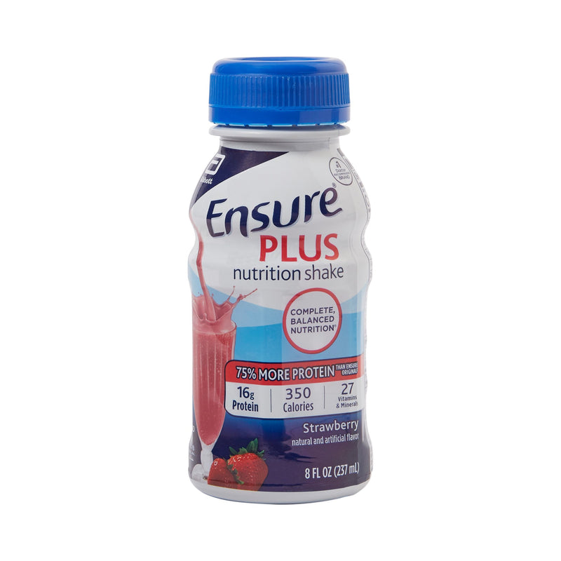 Ensure® Plus Nutrition Shake, Strawberry, 8-Ounce Bottle, Sold As 1/Each Abbott 57269