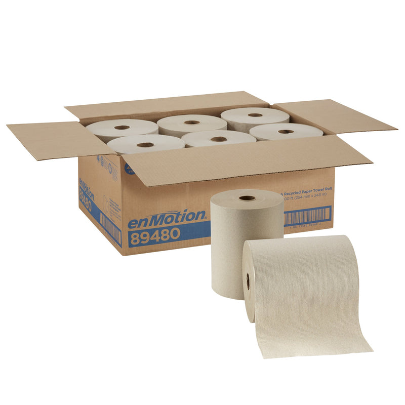 Enmotion® Touchless Brown Paper Towel, 10 Inch X 800 Foot, 6 Rolls Per Case, Sold As 1/Roll Georgia 89480