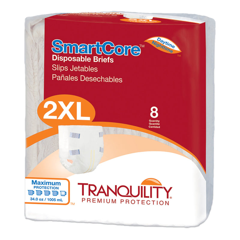 Tranquility Smartcore™ Maximum Protection Incontinence Brief, Extra Extra Large, Sold As 8/Pack Principle 2315