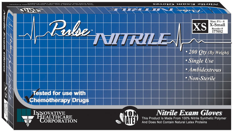Pulse® Nitrile Exam Glove, Small, Lavender, Sold As 200/Box Innovative 177102