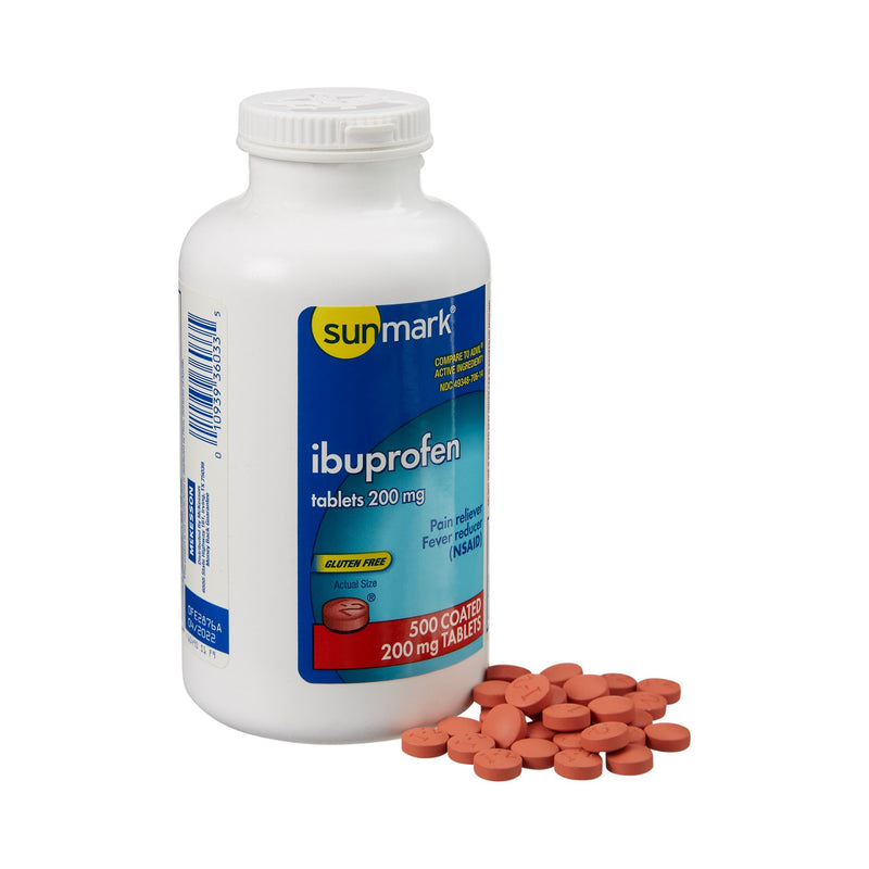 Sunmark® Ibuprofen Pain Relief, Sold As 1/Bottle Mckesson 49348070614
