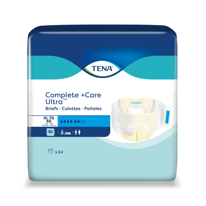 Tena® Complete Ultra™ Incontinence Brief, Extra Large, Sold As 24/Bag Essity 69982