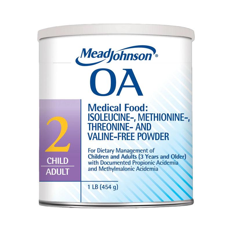 Oa 2 Vanilla Scent Medical Food For The Dietary Management Of Propionic Acidemia And Methylmalonic Acidemia, 1 Lb. Can, Sold As 1/Each Mead 891701