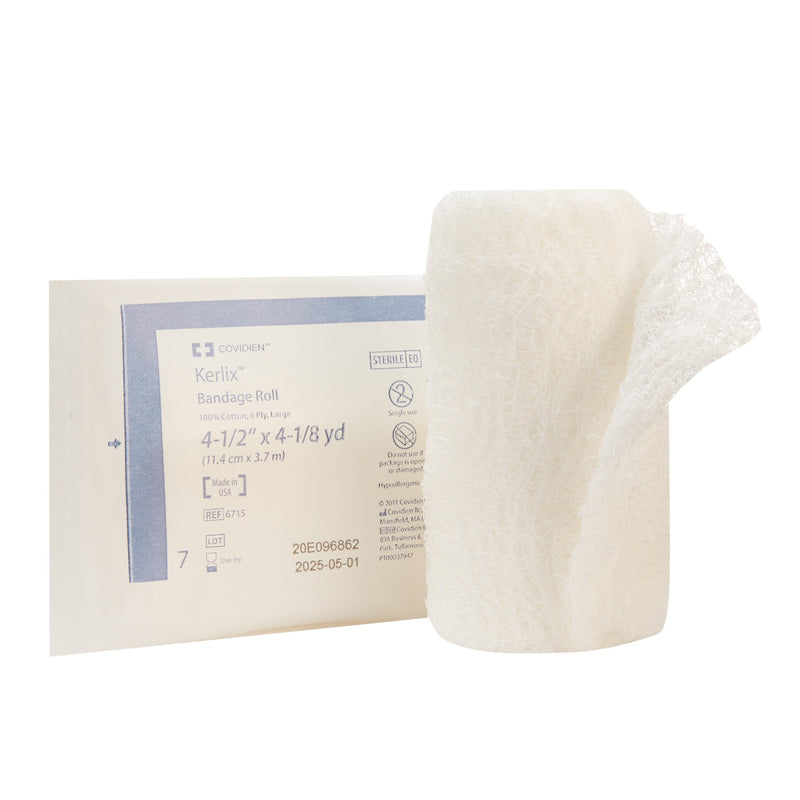 Kerlix™ Sterile Fluff Bandage Roll, 4-1/2 Inch X 4-1/10 Yard, Sold As 1/Each Cardinal 6715-