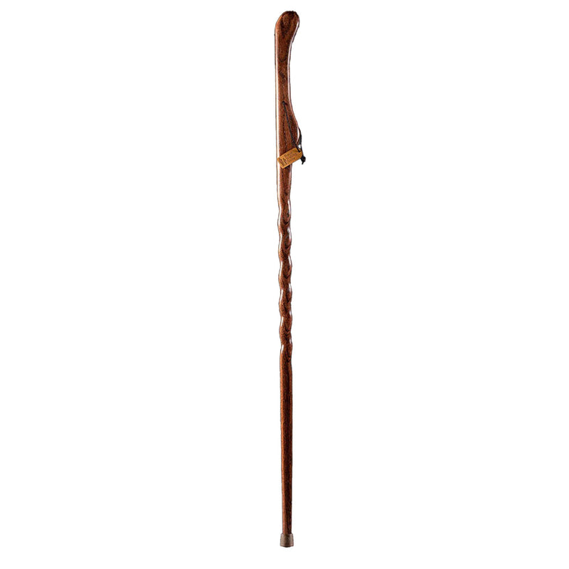 Brazos™ Twisted Oak Hitchhiker Handcrafted Walking Stick, 58-Inch, Red, Sold As 1/Each Mabis 602-3000-1112